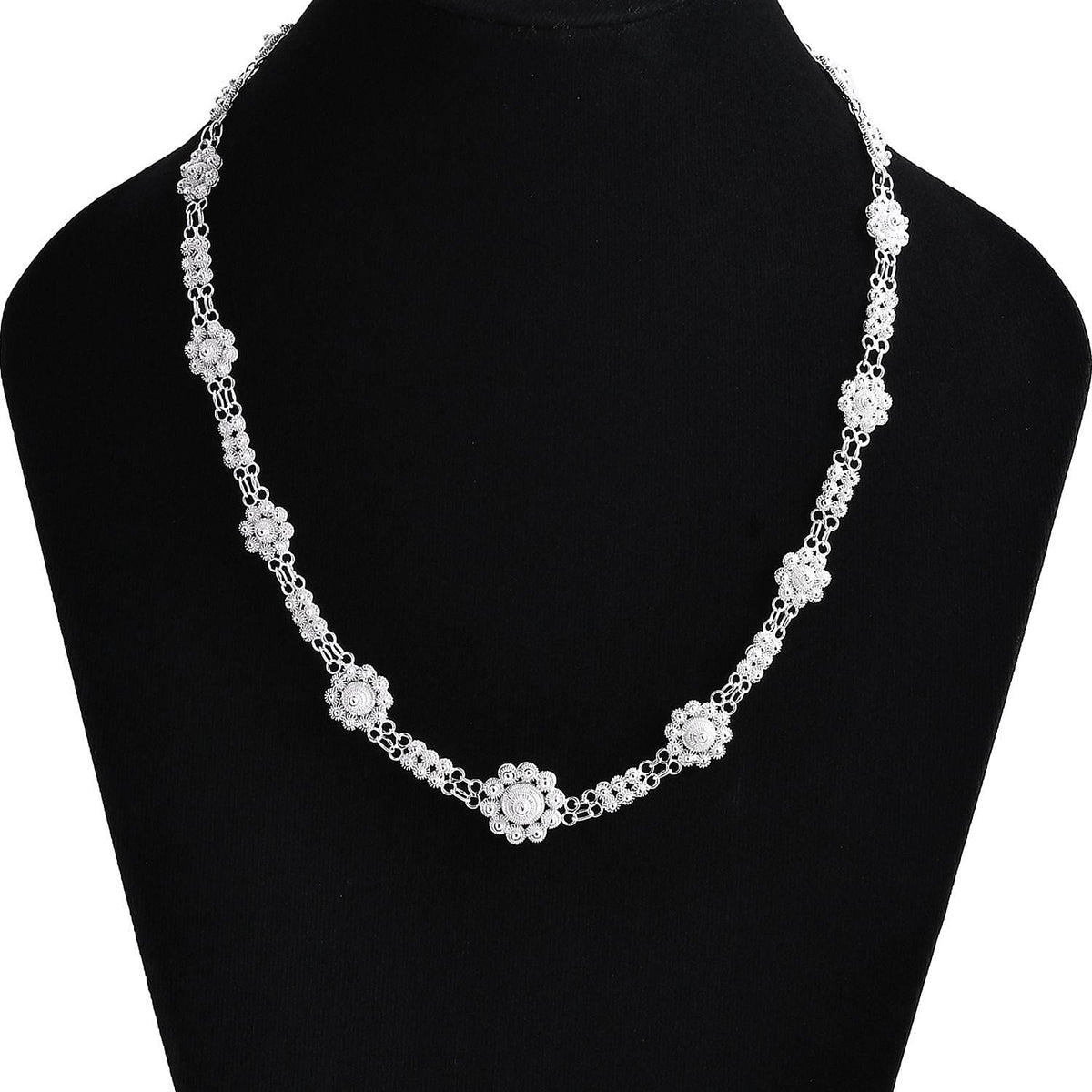 Royal Bali Tarakasi Collection - Sterling Silver Necklace (Size 18 - 1 Ext), Silver Wt. 20.10 Gms. 8258192 2