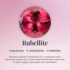 Rubellite Solitaire Pendant in Platinum Overlay Sterling Silver 1.40 Ct.