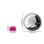 Ruby Octagon 8x6 mm
