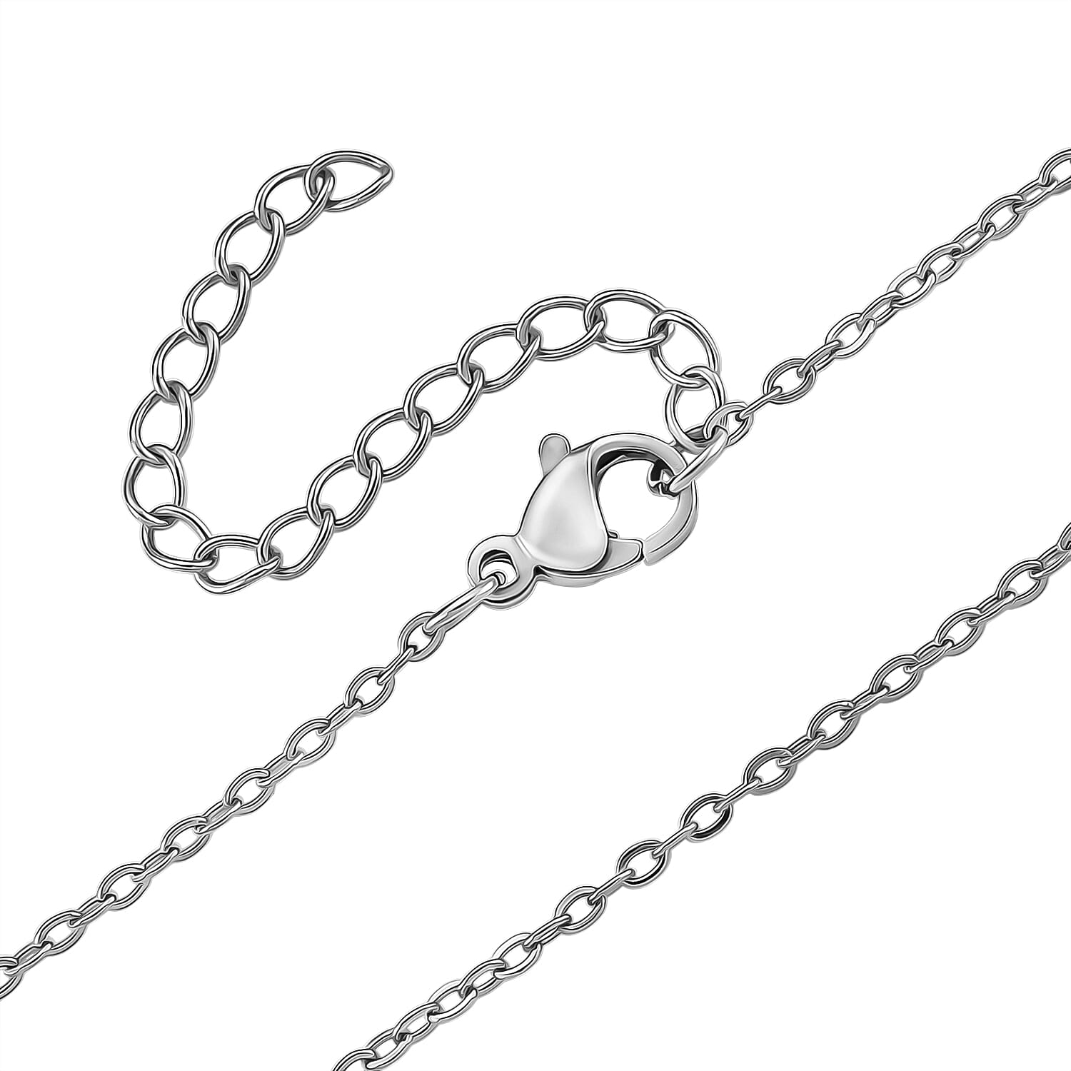 Ruby Quartzite Solitaire Pendant with Chain (Size 20-2 Ext) in Silver Tone 40.00 Ct.(36x32) 4426086 6