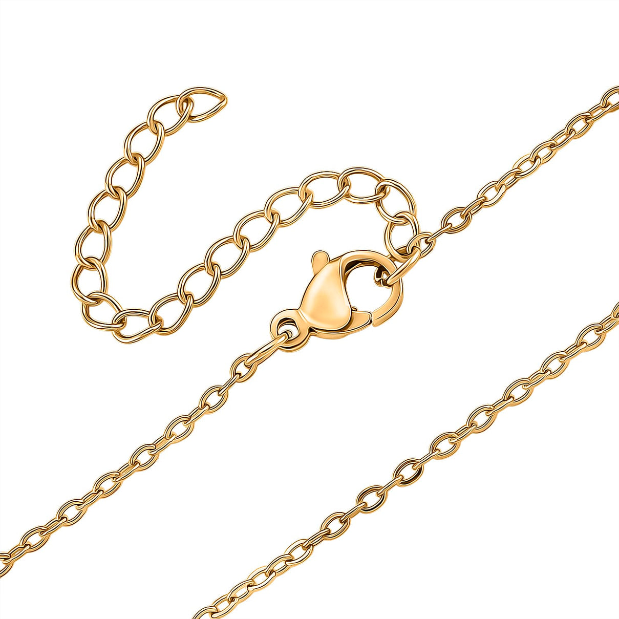 Ruby Quartzite Solitaire Pendant with Chain (Size 20-2 Ext) in Yellow Gold Tone 40.00 Ct. (36x32) V32374249 6