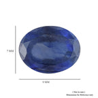 AAA Fissure Filled Blue Sapphire Oval 9x7 - 2.32 Ct.
