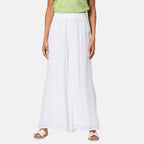 Woven Jean and Pant-Trouser (Size - 12) - White