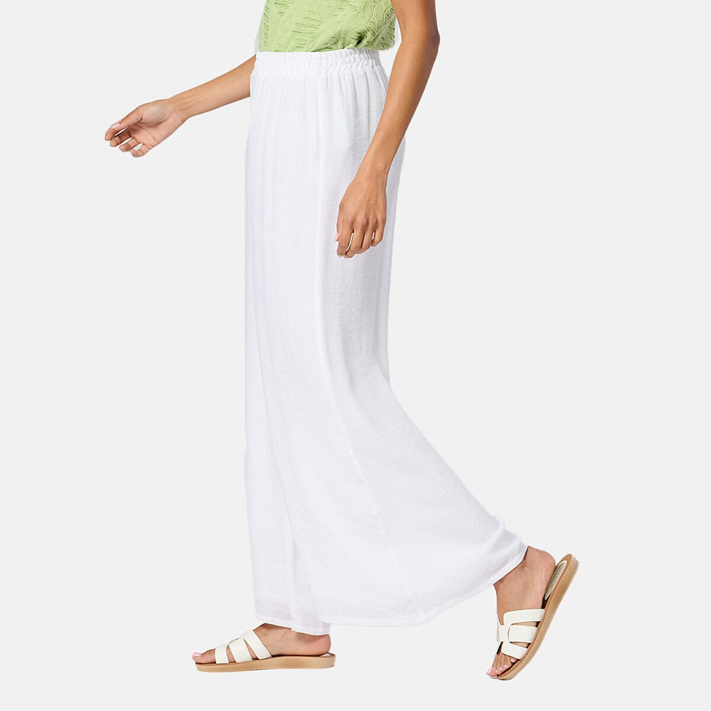 Woven Jean and Pant-Trouser (Size - 12) - White