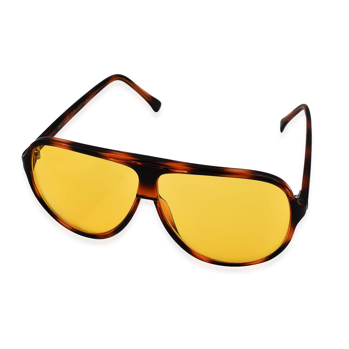 SCHILLACI Tortoise Eyewear Sunglasses with Yellow Lenses 7550241 1
