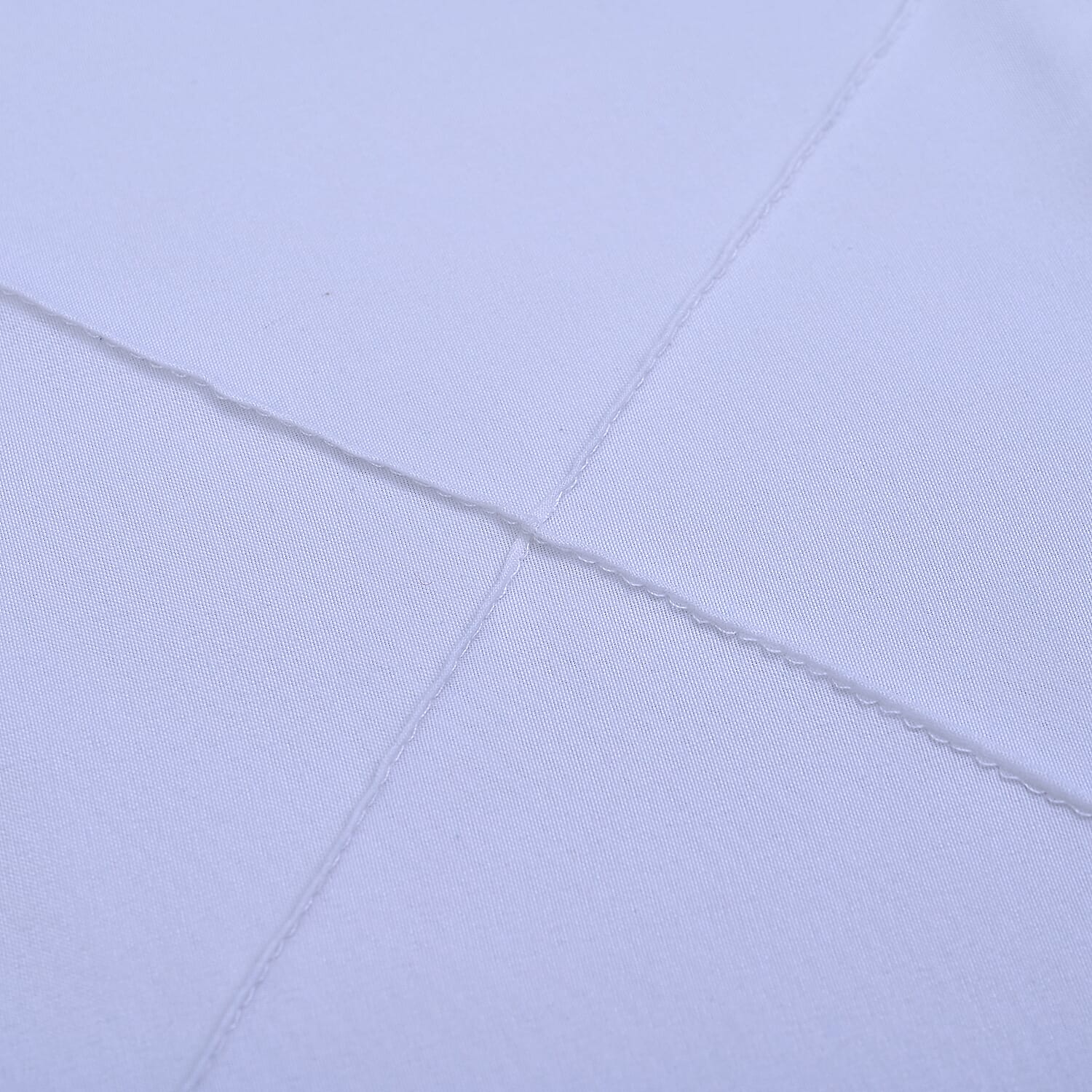 4 Piece Set Solid Microfibre 1 Flat Sheet,1 Fitted Sheet and 2 Pillowcases - White 3844784 4
