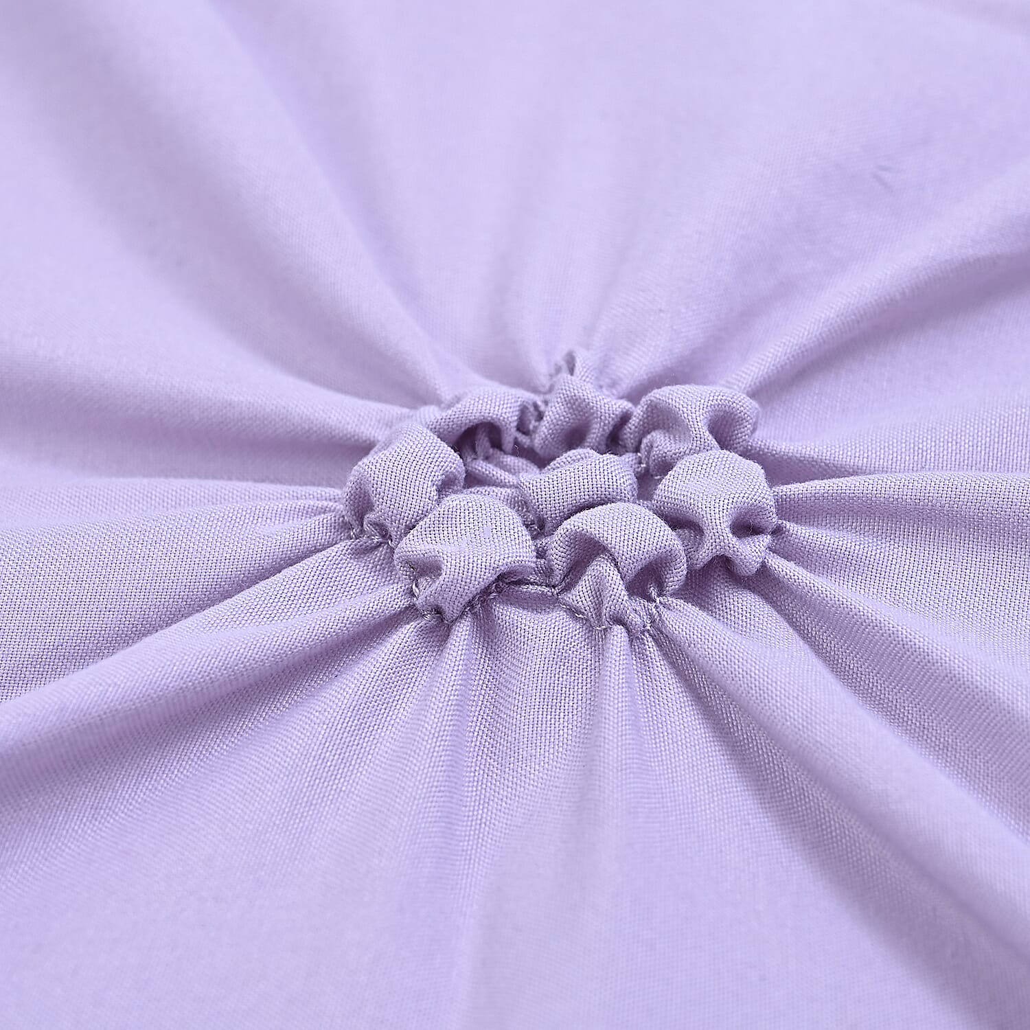 4 Piece Set Solid Microfibre 1 Flat Sheet, 1 Fitted Sheet and 2 Pillowcases - Lavender 3851234 5