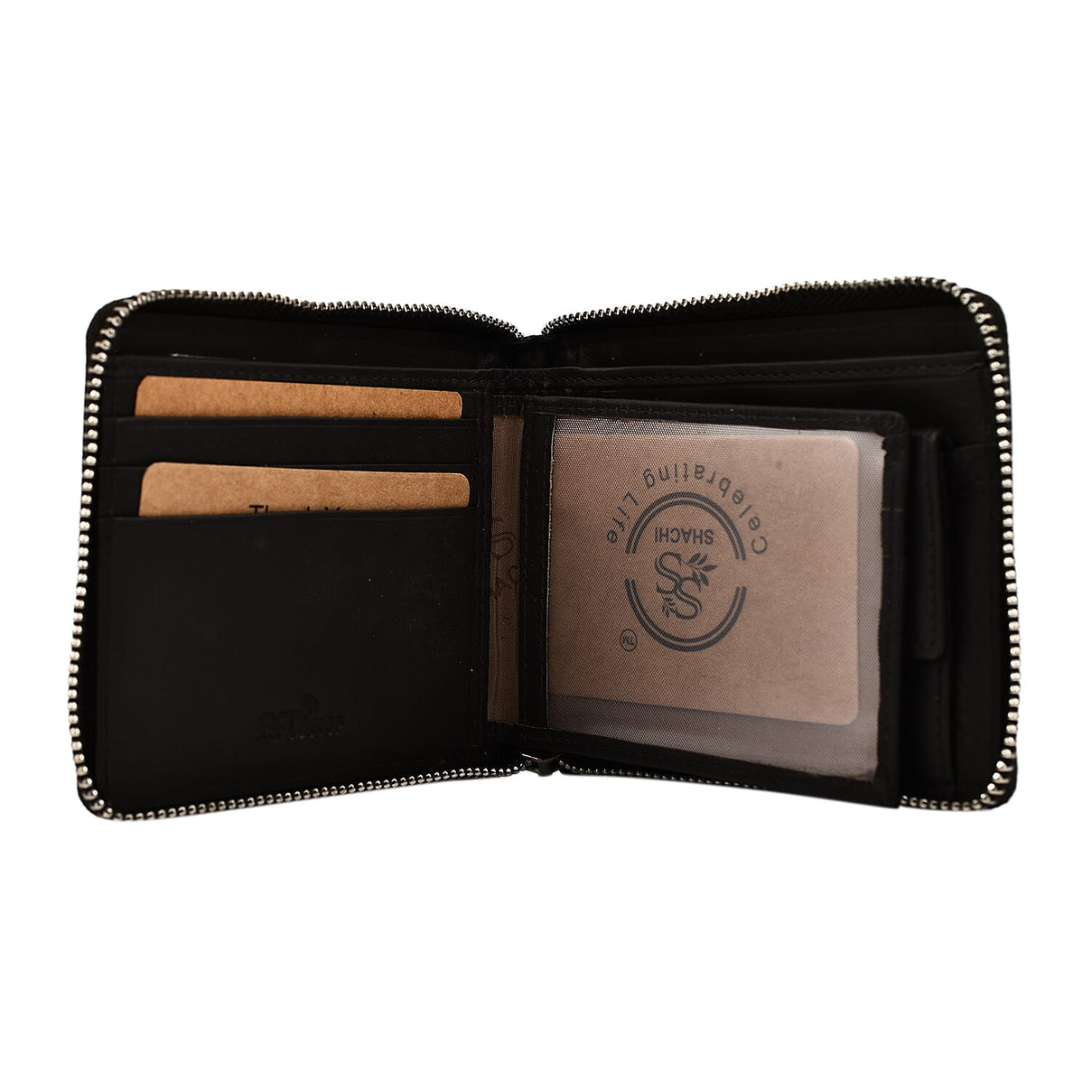Cow Leather Wallet (Size 1x1x1 cm) - Chocolate Brown 7822466 2
