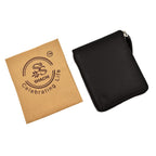 Cow Leather Wallet (Size 1x1x1 cm) - Chocolate Brown