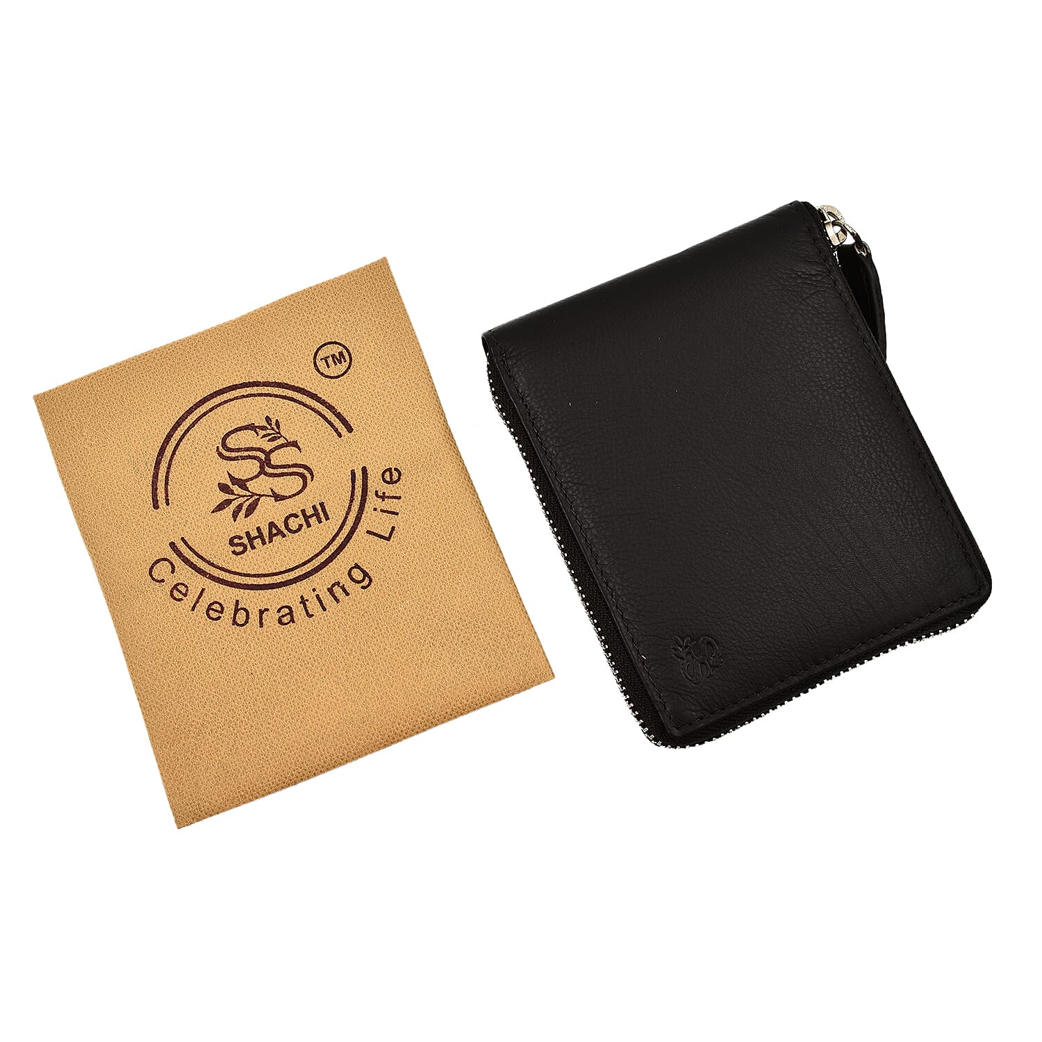 Cow Leather Wallet (Size 1x1x1 cm) - Chocolate Brown 7822466 4