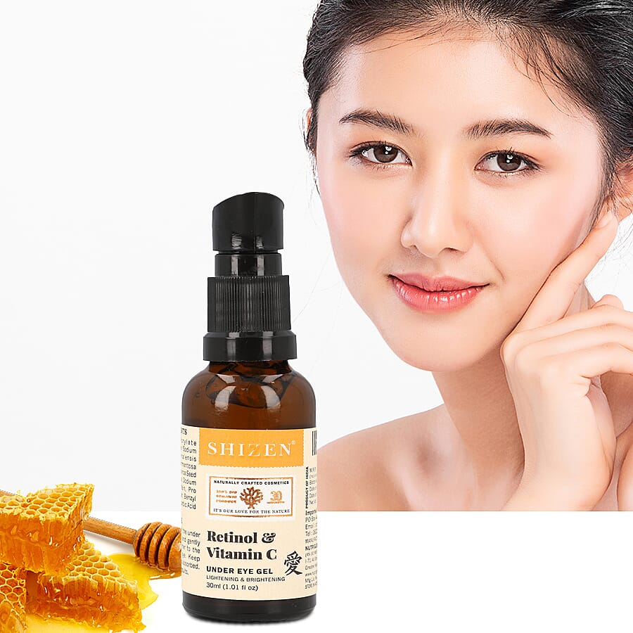 SHIZEN: Retinol and Vitamin C Under Eye Gel 100% Organic 6339582 2
