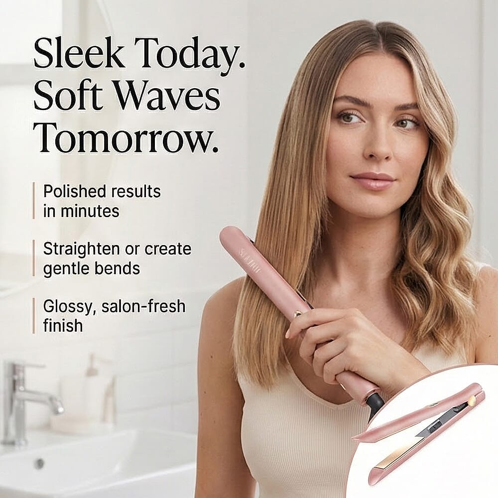 SOLEIL Infrared Plus+ Flat Iron - Rose Gold 8240468 2