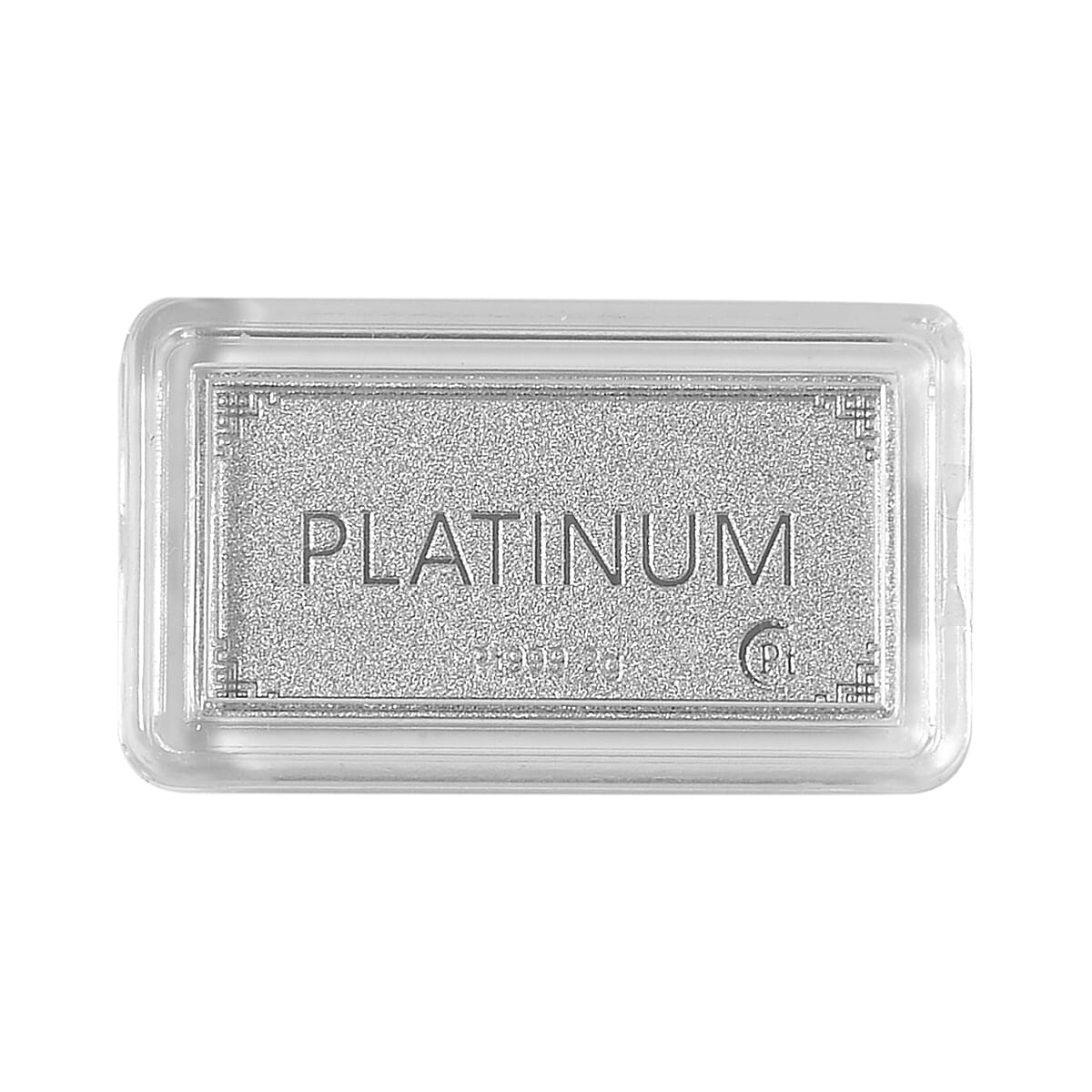 999 Platinum (99.9% Platinum Purity) Bar Wt. 2.00 Gms. 7857473 4
