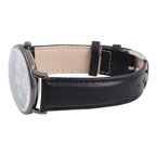STRADA Japanese Movement 3D Tiger Head Dial Water Resistant Watch with Black Colour Strap