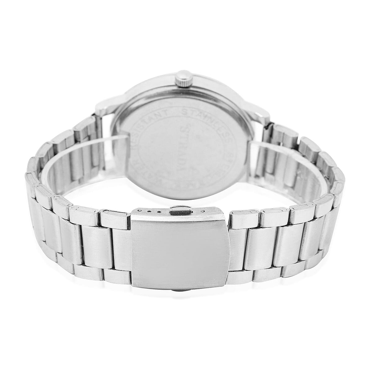 STRADA Japanese Movement Graph Pattern Dial Water Resistant Watch with Silver Colour Chain Strap 6921529 6