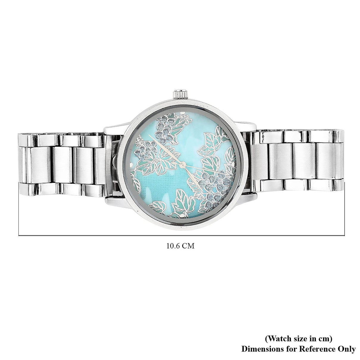 STRADA Japanese Movement Graph Pattern Dial Water Resistant Watch with Silver Colour Chain Strap 6921529 7