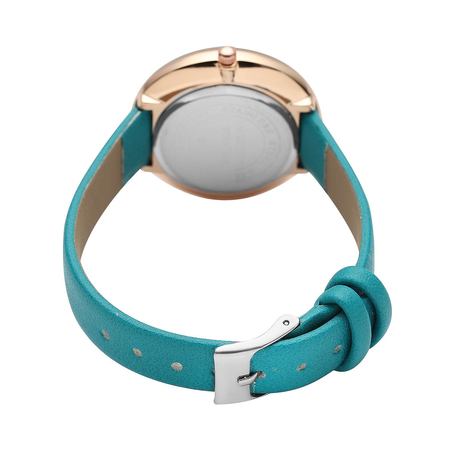 STRADA Japanese Movement Teal Dial Water Resistant Watch with Teal Colour Strap 7526498 6