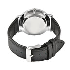 STRADA Japanese Movement Water Resistant Watch with Stainless Steel Back in Black Strap