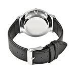 STRADA Japanese Movement Water Resistant Watch with Stainless Steel Back in Black Strap