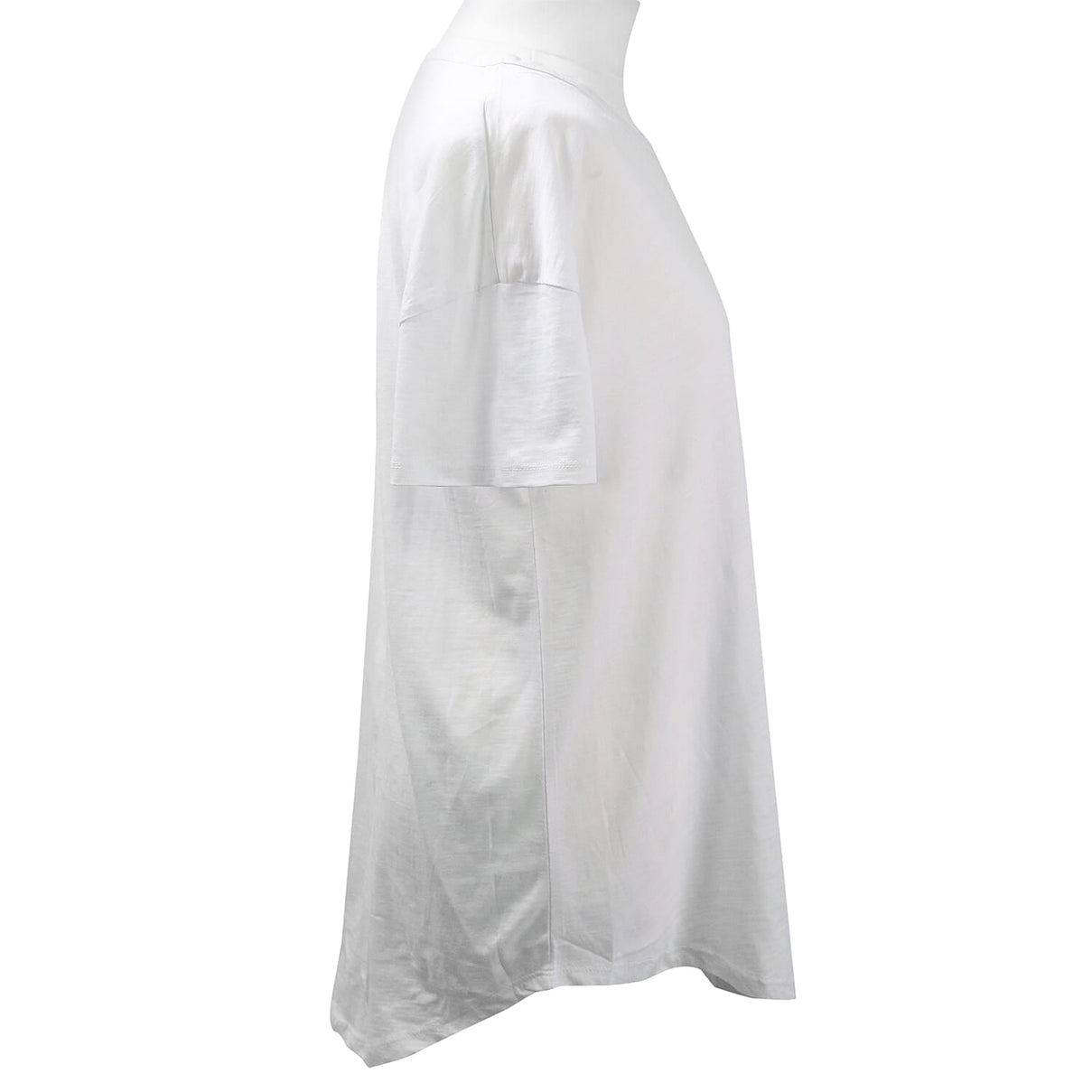 SUGARCRISP 100% Cotton Short Sleeved TShirt with Flower Detail - Optic White 6100579 2