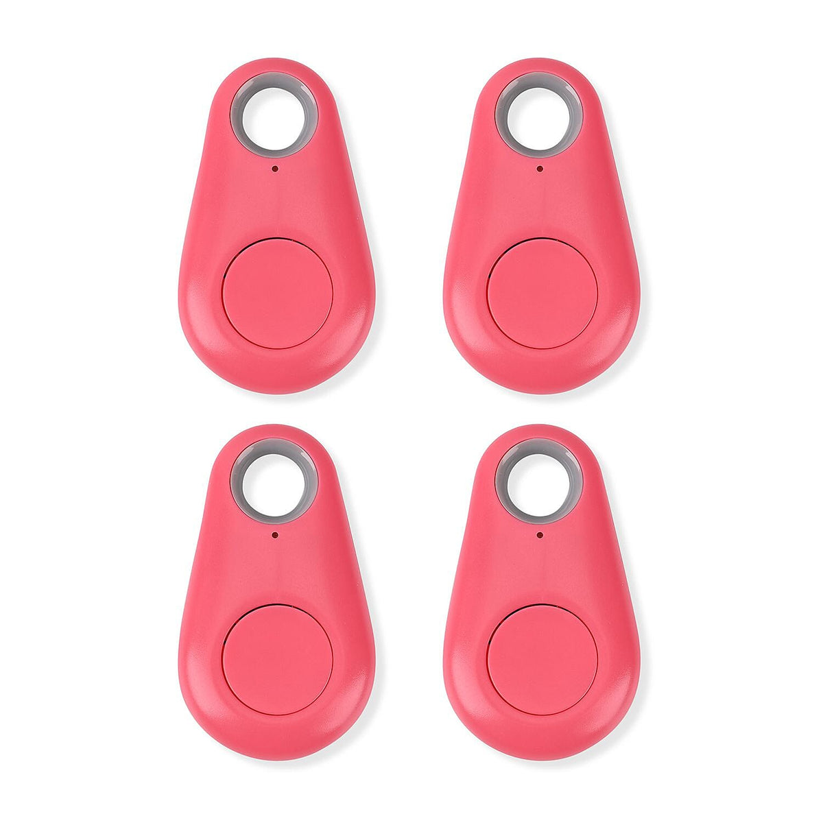 Set of 4 - Portable Bluetooth Wireless Key Item Finder (1 Lithium Coin Battery CR2032) - Pink 7627021 0