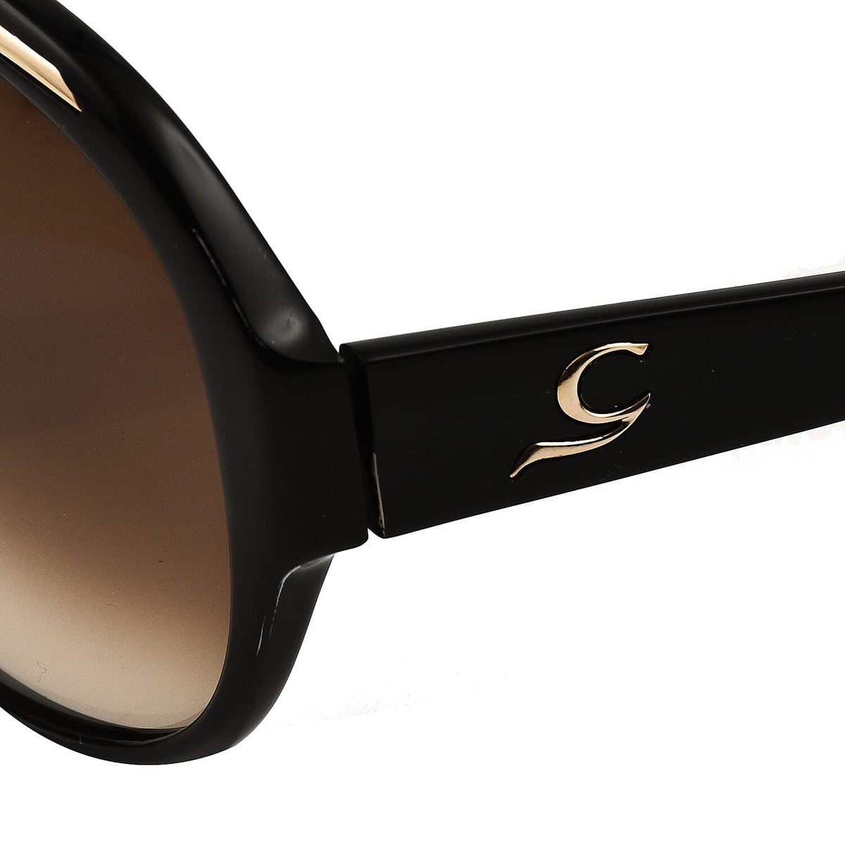 Safilo Italian Ladies Oversize Crystal Sunglasses with Brown Lenses - Tortoise 7128393 3