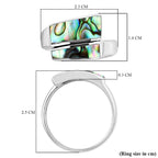 Royal Bali CULTURAL FLAIR Collection - Abalone Shell Ring in Sterling Silver