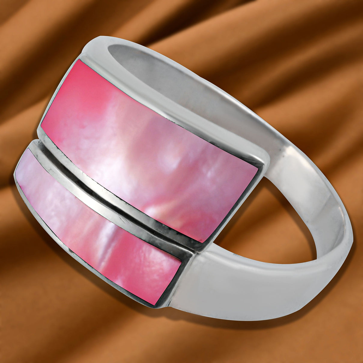 Royal Bali CULTURAL FLAIR Collection - Pink Shell Pearl Ring in Sterling Silver 7142564 1
