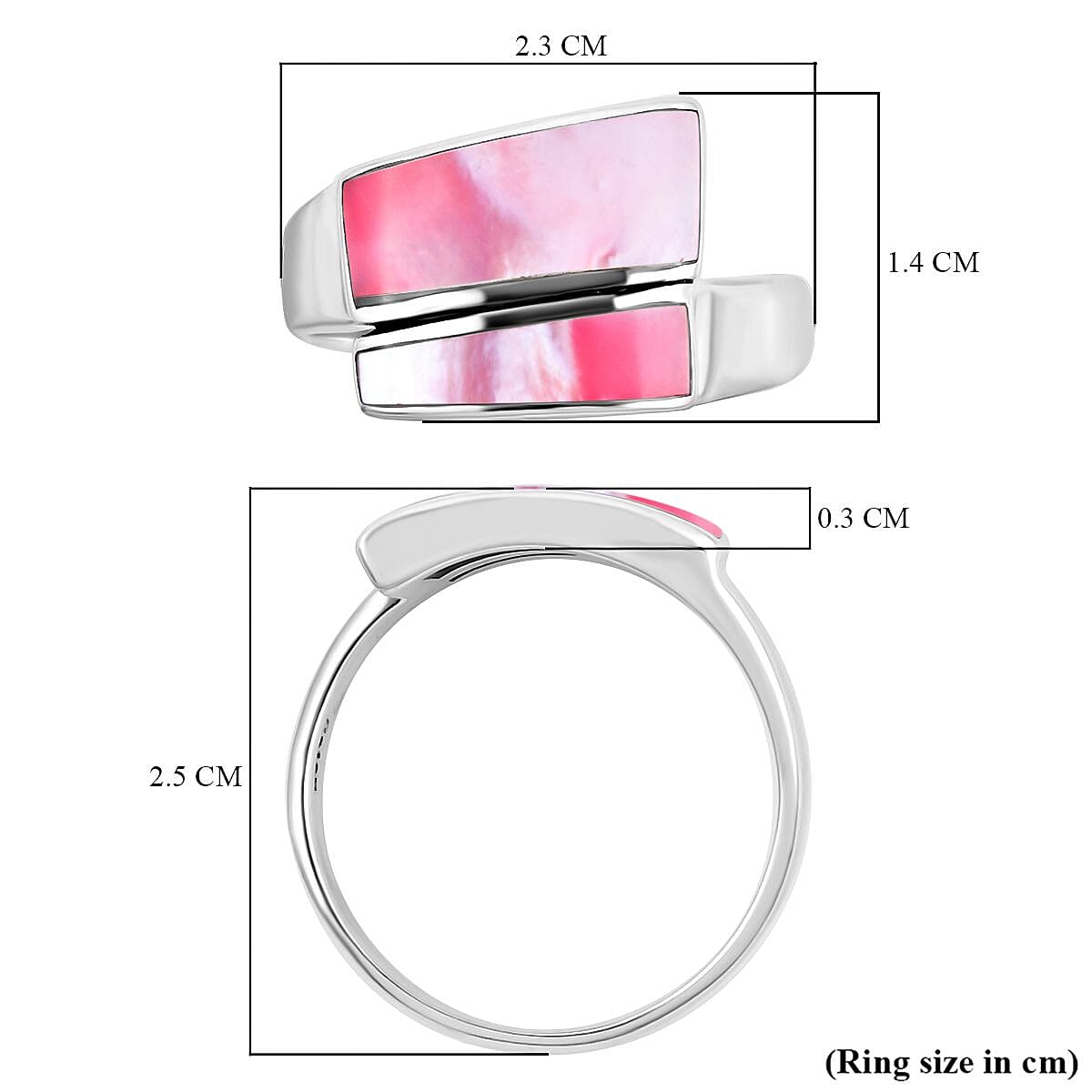 Royal Bali CULTURAL FLAIR Collection - Pink Shell Pearl Ring in Sterling Silver 7142564 5