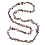 Salt Pepper Quartz Chips Necklace (Size - 32) 353.00 Ct.
