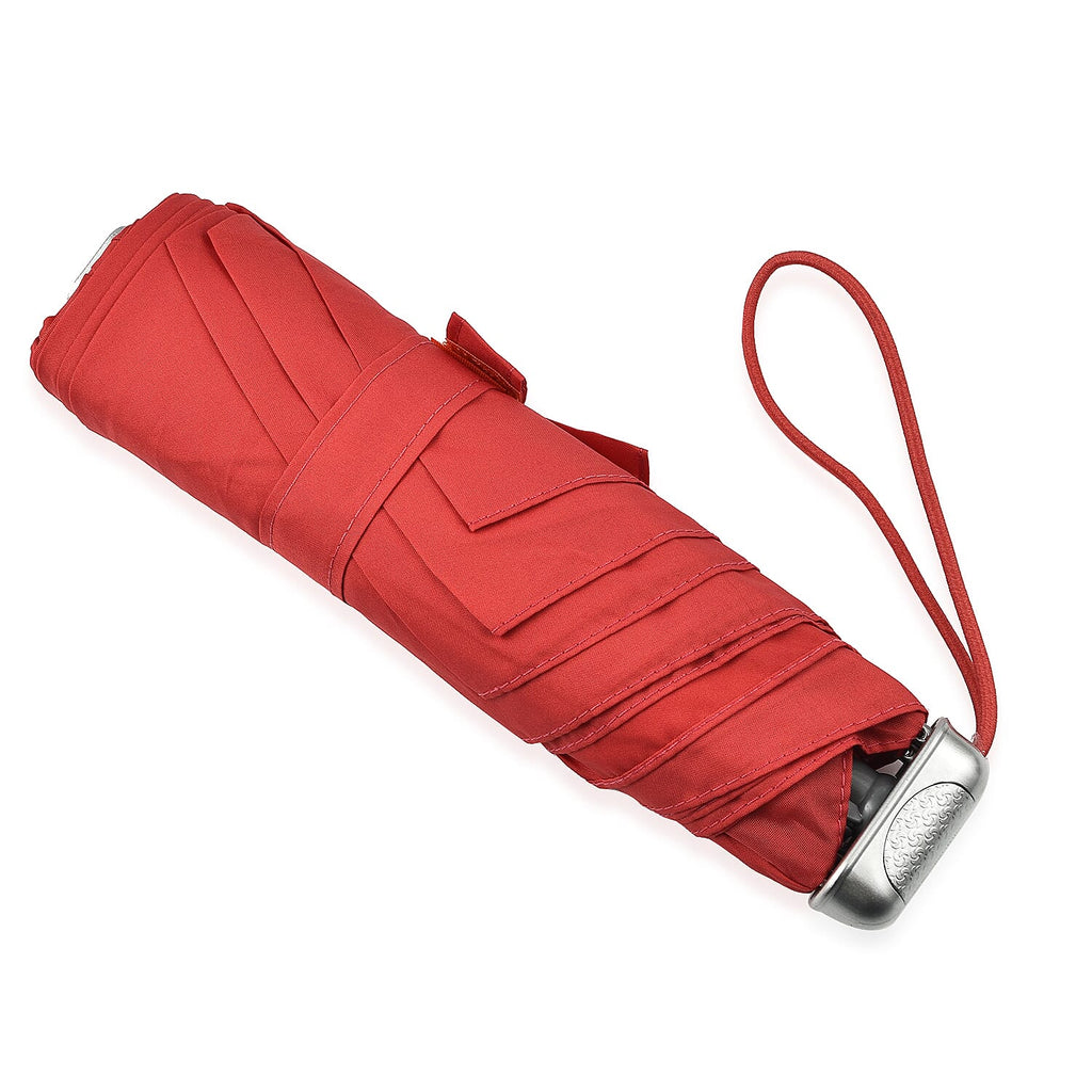 Samsonite ALU DROP S Foldable Umbrella with Fabric Bag - Coral 23cm Dia.