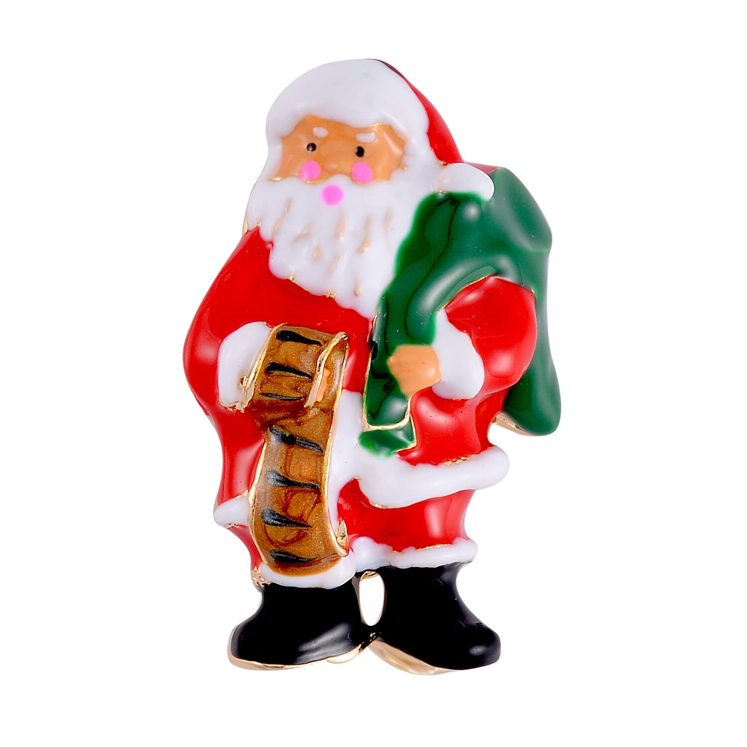 Santa Claus Brooch with Fine Polish 7639100 6