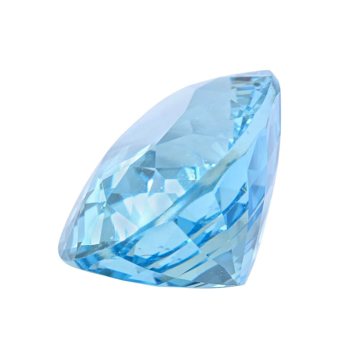 Certified &amp; Appraised 6.61 Ct. AAAA Santa Maria Aquamarine Loose Gemstone in Oval Shape 7878247 1
