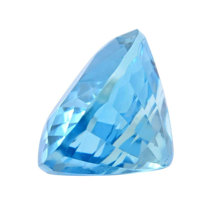 Certified &amp; Appraised 5.28 Ct. AAAA Santa Maria Aquamarine Loose Gemstone in Oval Shape 8025009 2