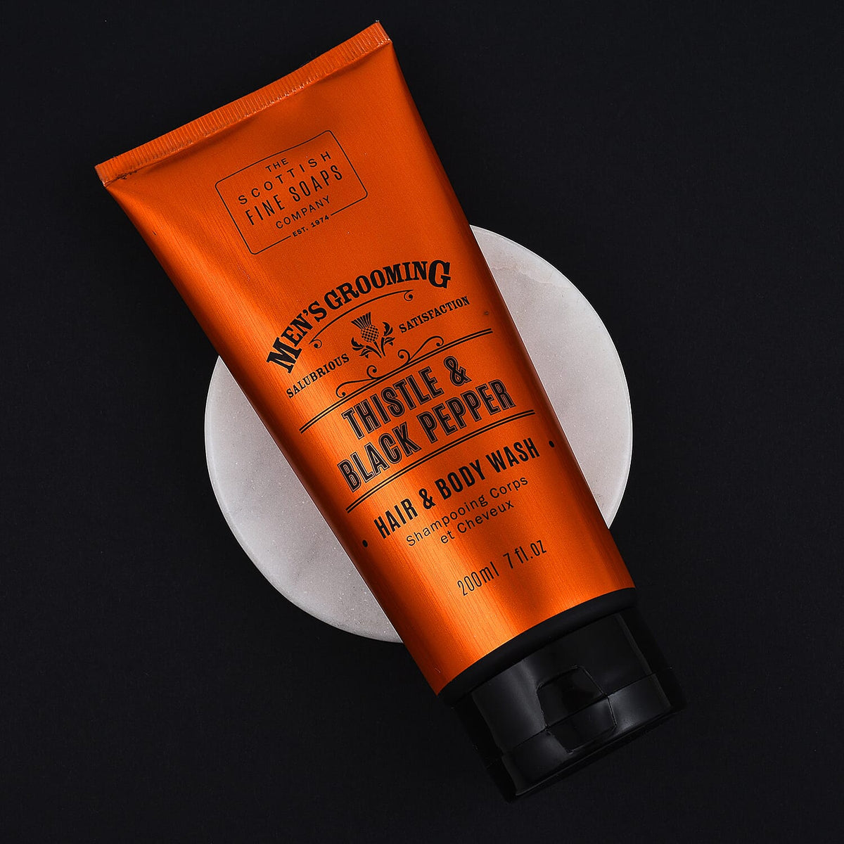 Men's Grooming Thistle and Black Pepper Hair and Body Wash - 200 ml 7276384 1