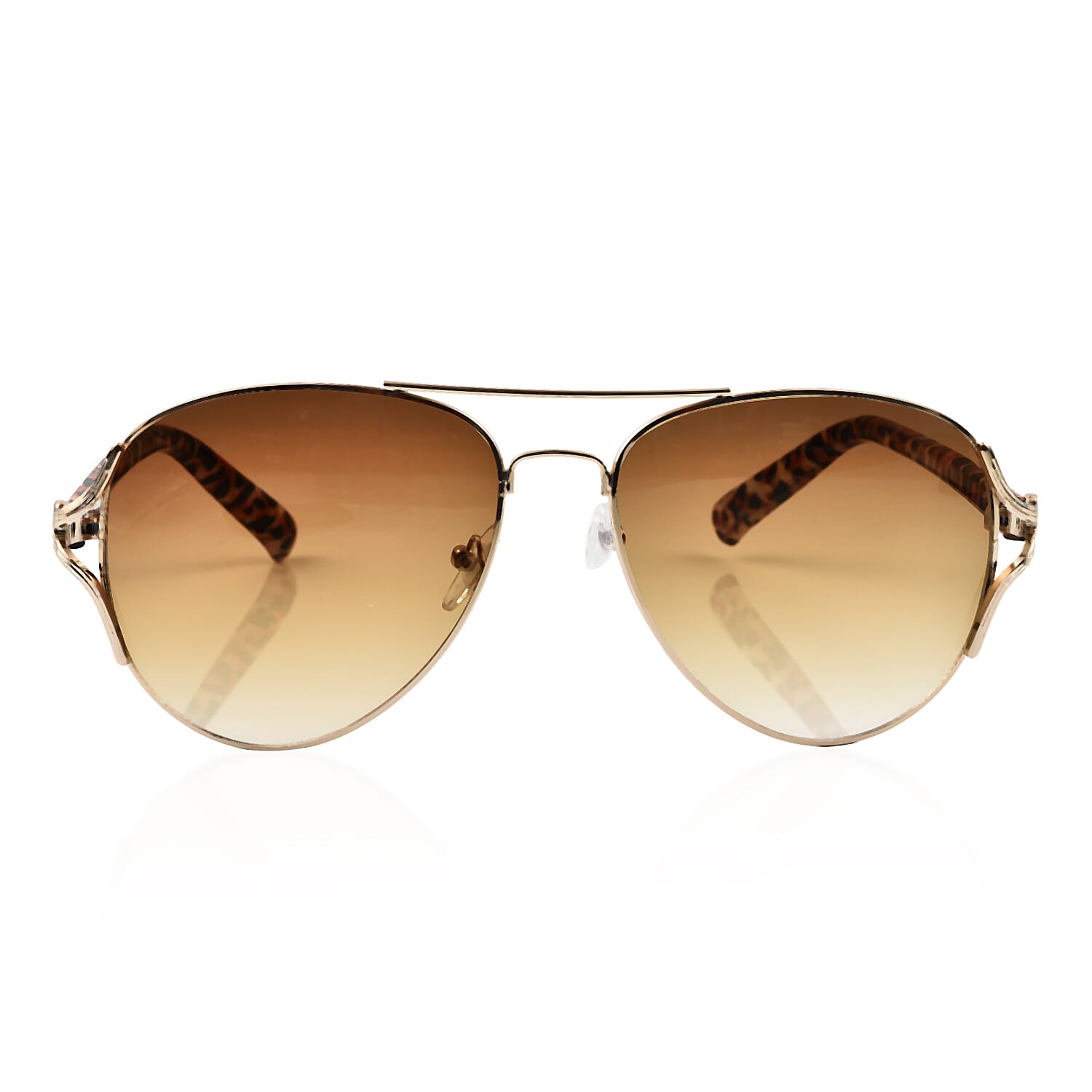 Scratch Resistant Animal Print Sunglasses with Ultra Violet Sun Ray Protection - Gold 7153979 0