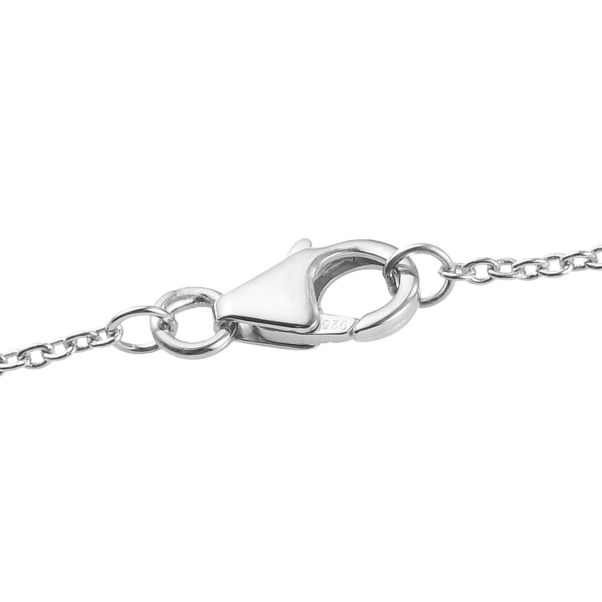 Secret Message Envelope Necklace with Bird in Platinum Plated Silver Size 20 Inch 3735438 6