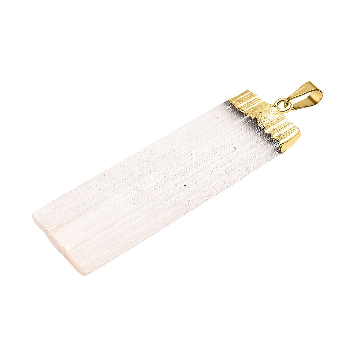 Selenite Blade Pendant in Gold Tone 7509520 3