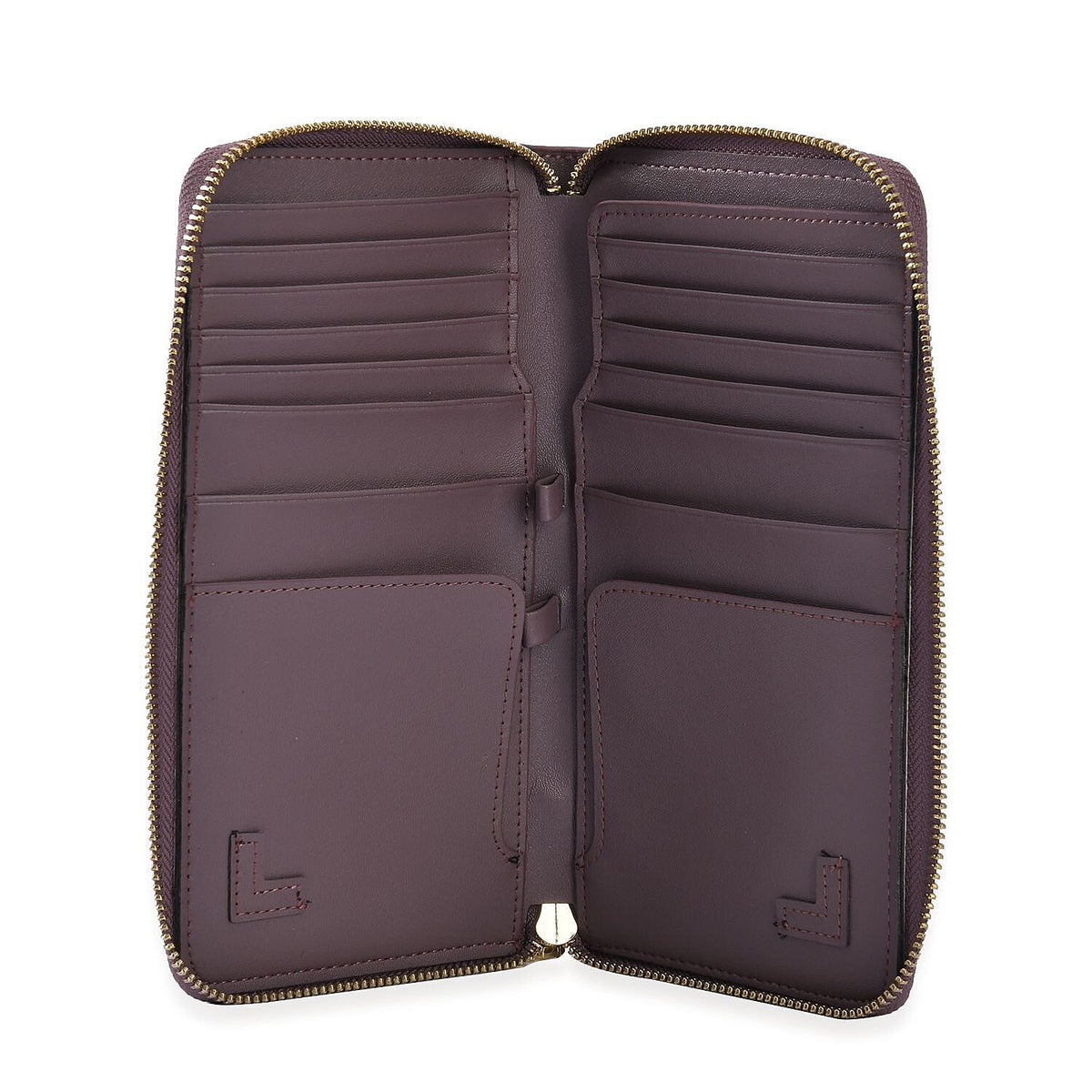 Sencillez 100% Genuine Leather RFID Protected Wallet - Purple 7197837 6