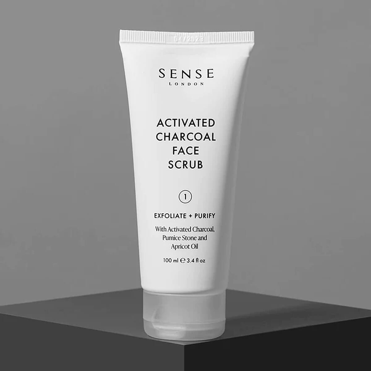 Sense London Activated Charcoal Face Scrub 100ml 7282795 1