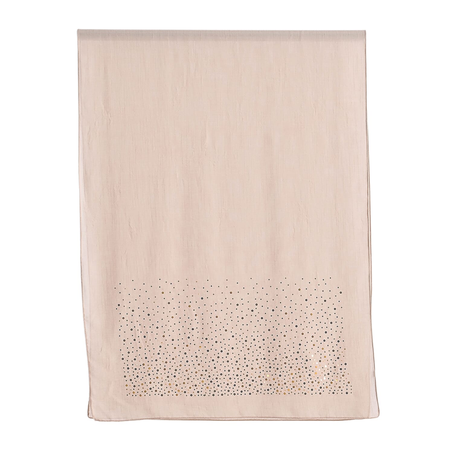 Limited Collection Sparkling Sequin Scarf (One Size, 180 x 70cm) - Beige 8354000 2