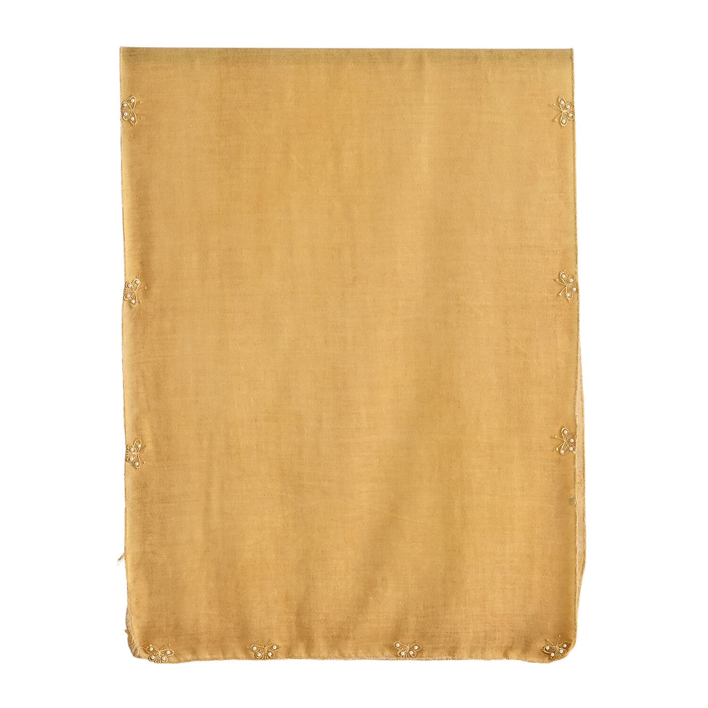 Limited Collection Embelished Season Shawl Shawl (180 x 70 Cm) - Yellow