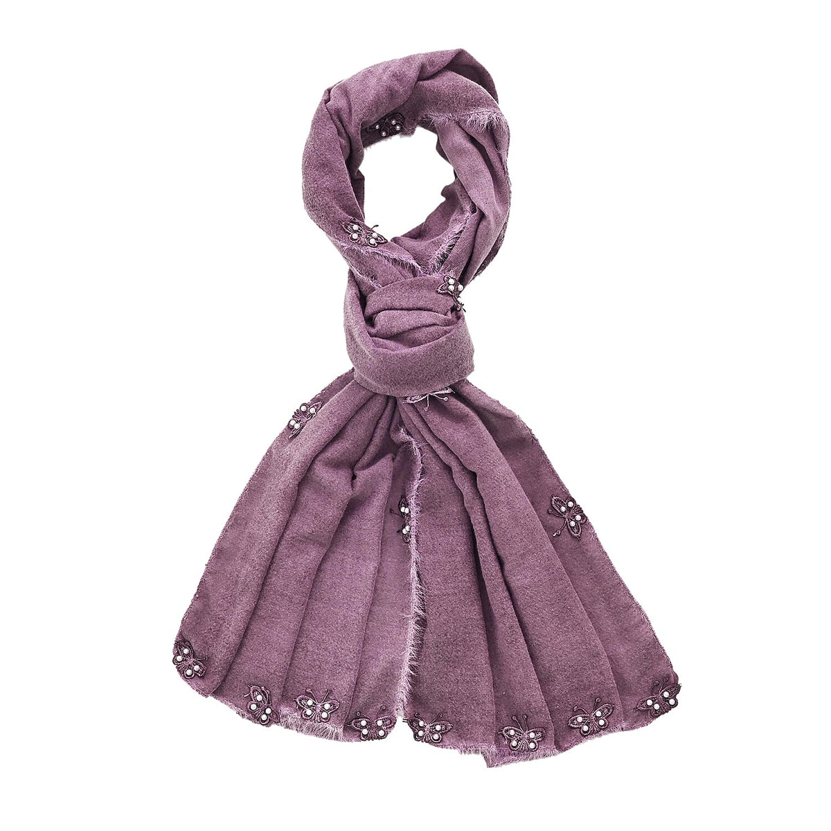 Limited Collection Embelished Season Shawl Shawl (180 x 70 Cm) - Purple 8354216 5