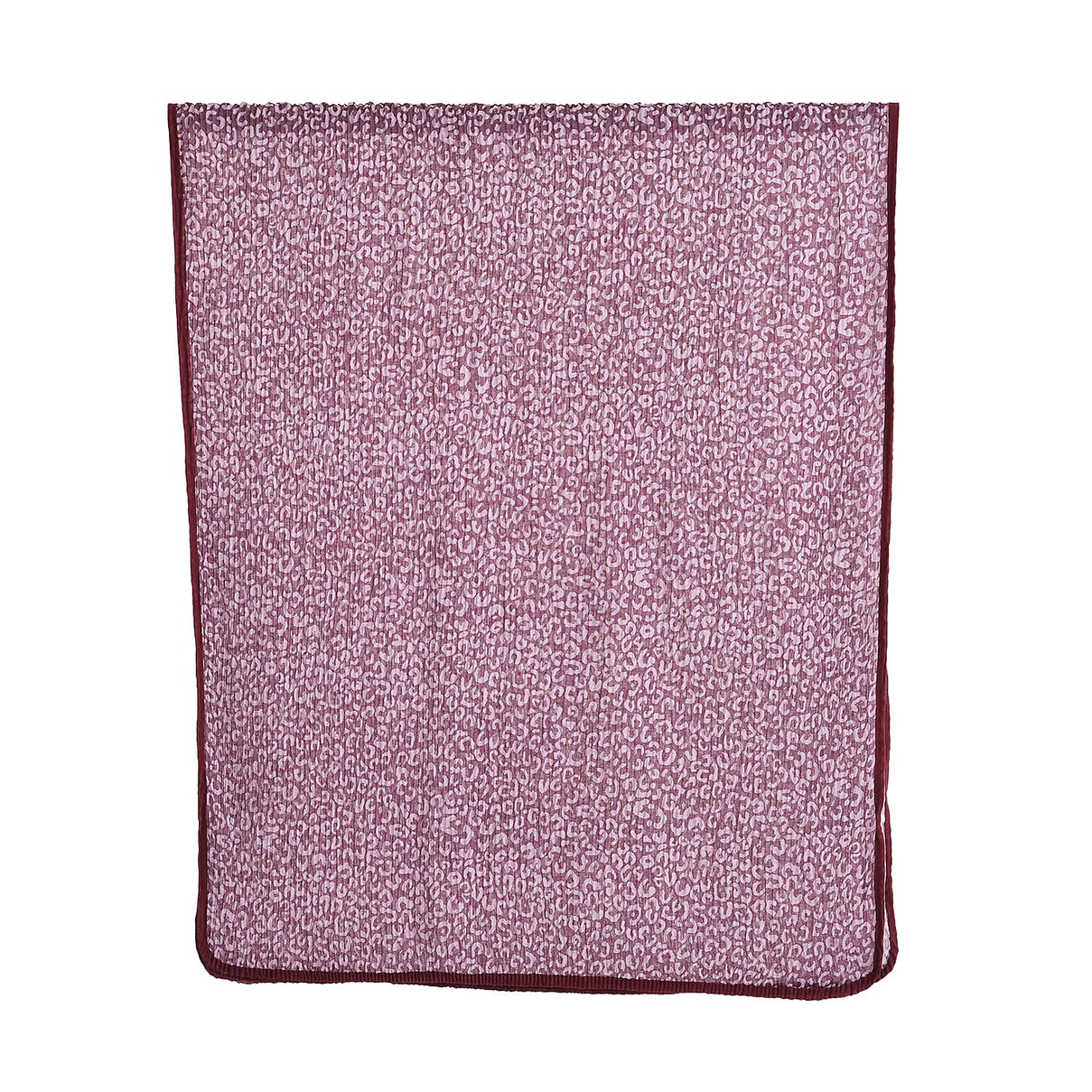 Leopard Print Evening Shawl (180 x 70 cm) - Purple 8354946 7