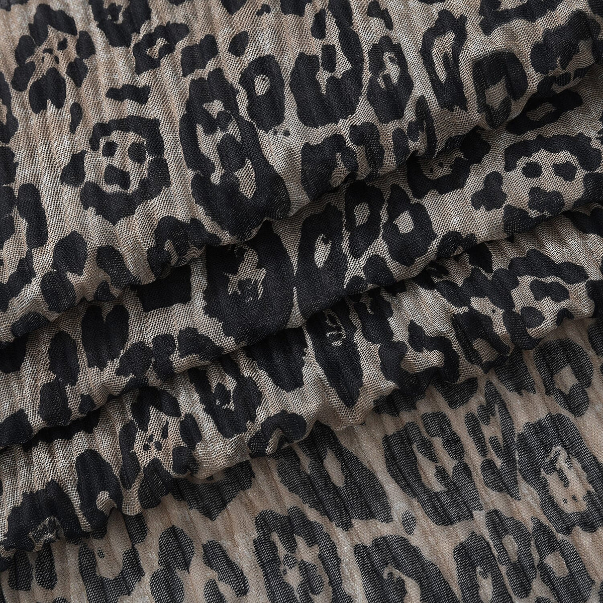 Limited Collection Evening Shawl (180 x 70 cm) - Khaki V32701660 9