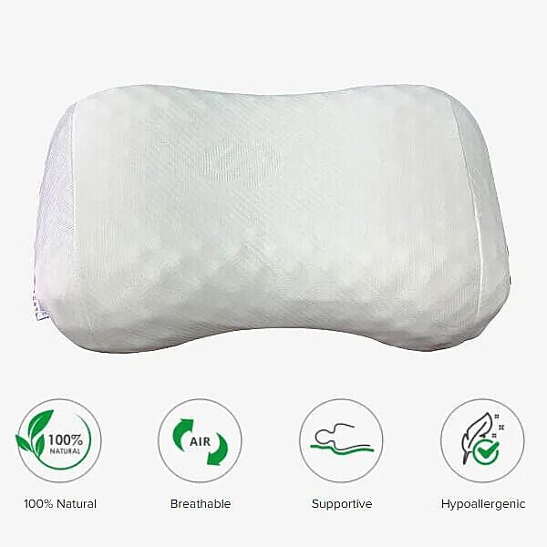 100% Natural Latex Pillow and Durian Pillow - White 6346500 4