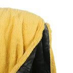 Double Layer Sherpa Blanket 420Gsm (Size 200x150cm) - Grey - Yellow