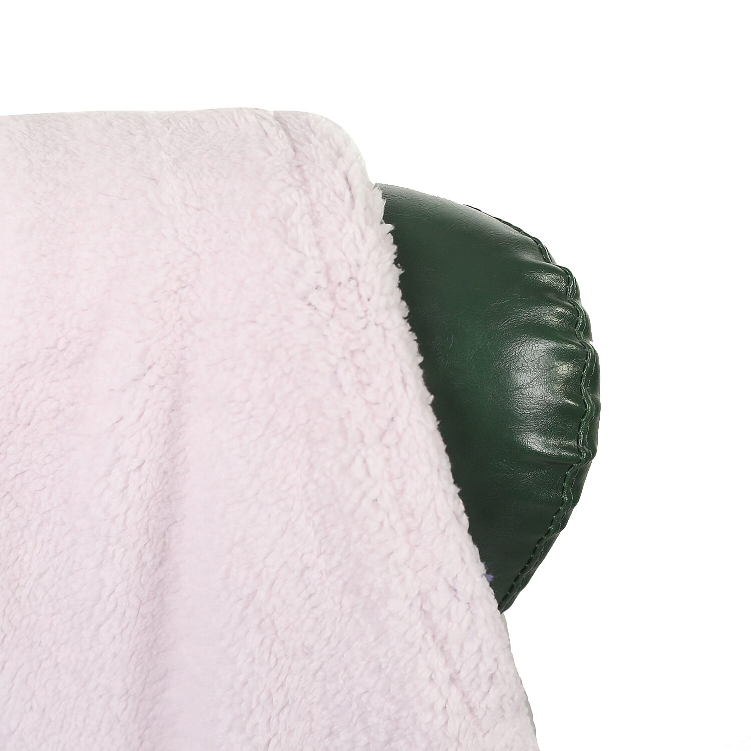Double Layer Indigo and Baby Pink Sherpa Blanket 420Gsm (Size 200x160cm) 3872484 4