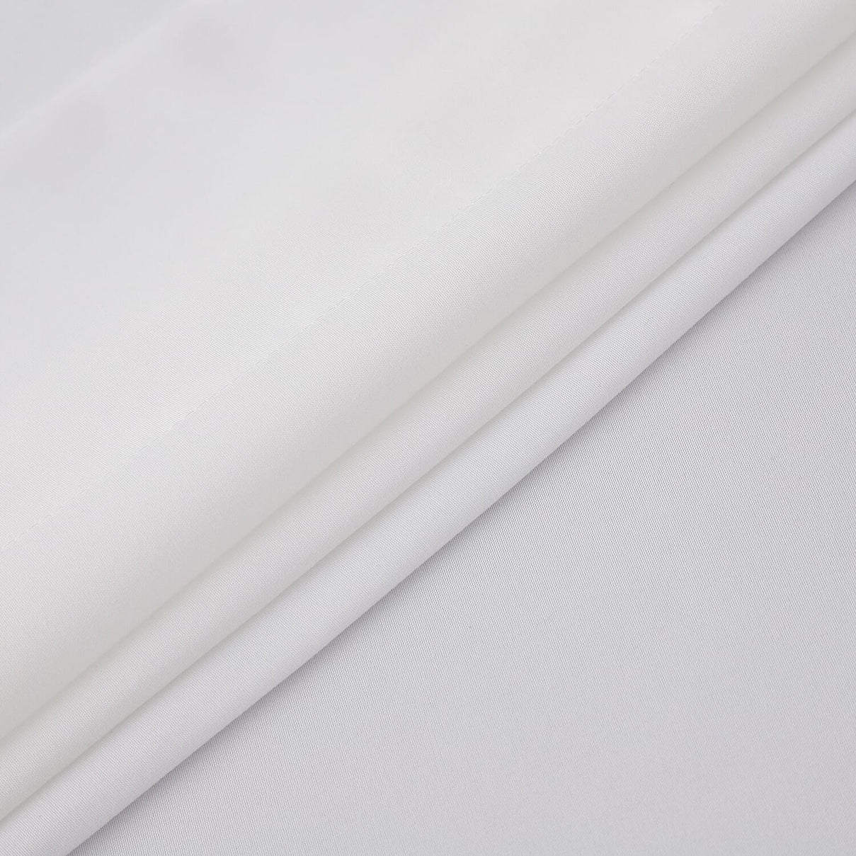 4 Piece Set - Solid Microfibre 1 Flat Sheet, 1 Fitted Sheet and 2 Pillowcase in Snow White 3721780 5