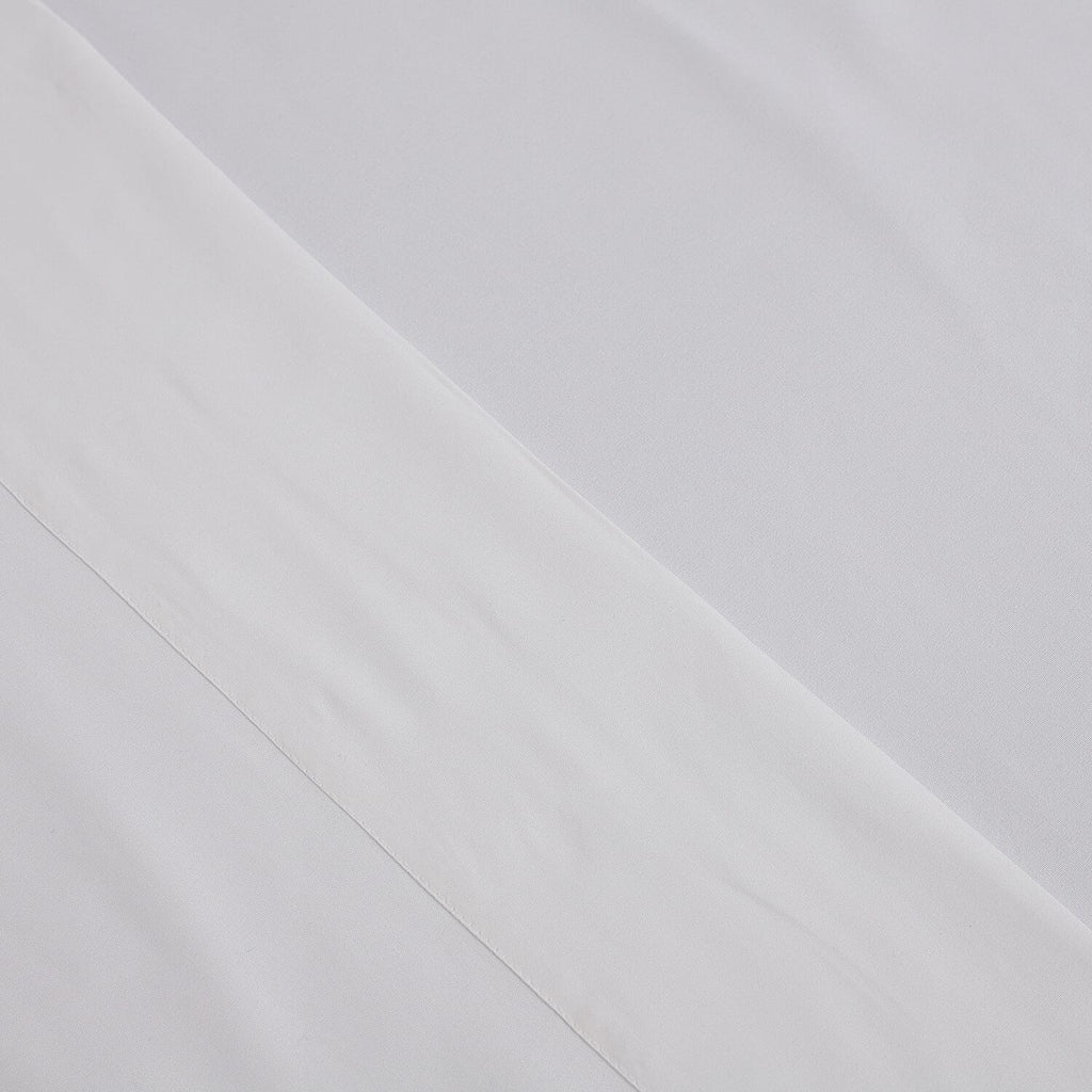 4 Piece Set - Solid Microfibre Double Size 1 Flat Sheet (230x265cm), 1 Fitted Sheet (140x190cm) & 2 Pillowcase (50x75cm)